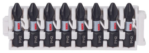 Bosch Schrauberbit-Set Impact Control 8-Teilig PH2 25 Mm 2608522324-image