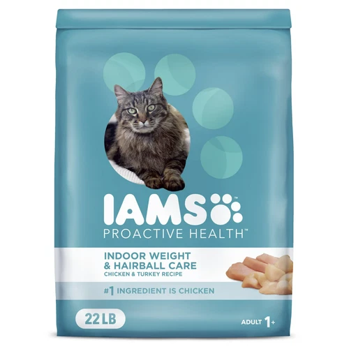 Iams Proactive Health Chicken And Turkey Dry Cat Food, 22 Lb Bag