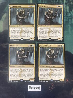4x MTG Kheru Lich Lord - Khans of Tarkir (KTK) (Playset)
