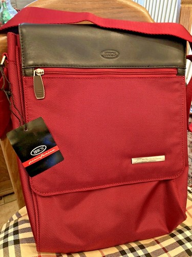 Brics Pininfarina Messenger, Business Bag, Rot, NEU - Bild 2 von 7