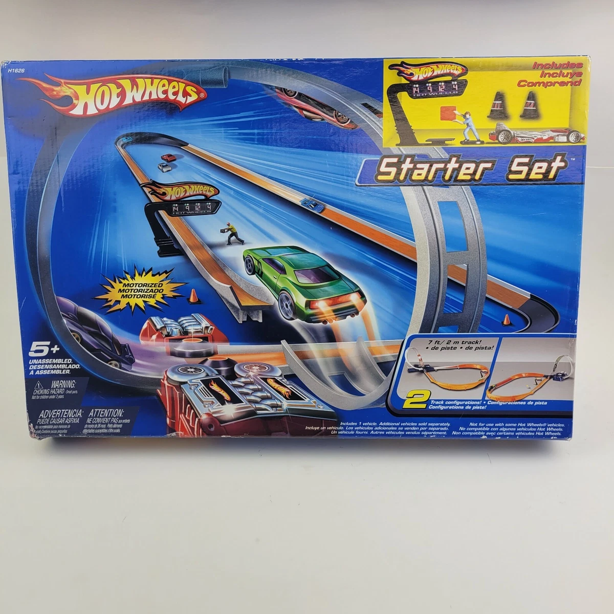 2004 Motorized Hot Wheels H1626 Starter Set. Sealed Box eBay