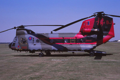 Original Farbdia Chinook HC.1 spcl ZD980/BJ of 18 Sqdn. Royal Air Force
