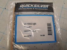 Boat Marine Quicksilver Gasket 27-19553 5 Gaskets