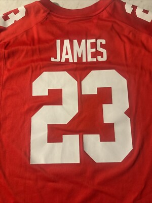 Nike Team Ohio State #23 Lebron James Football Jersey RED Adult Size X-LARGE | eBay