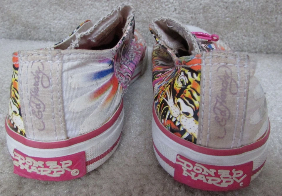 Ed Hardy Little Kid/Big Kid Yes Can Obama Fashion Slip On Sneakers Size 2 - Image 4 of 4