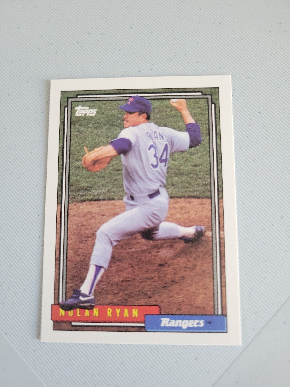 1992 Topps #1 Nolan Ryan Rangers *274 A7