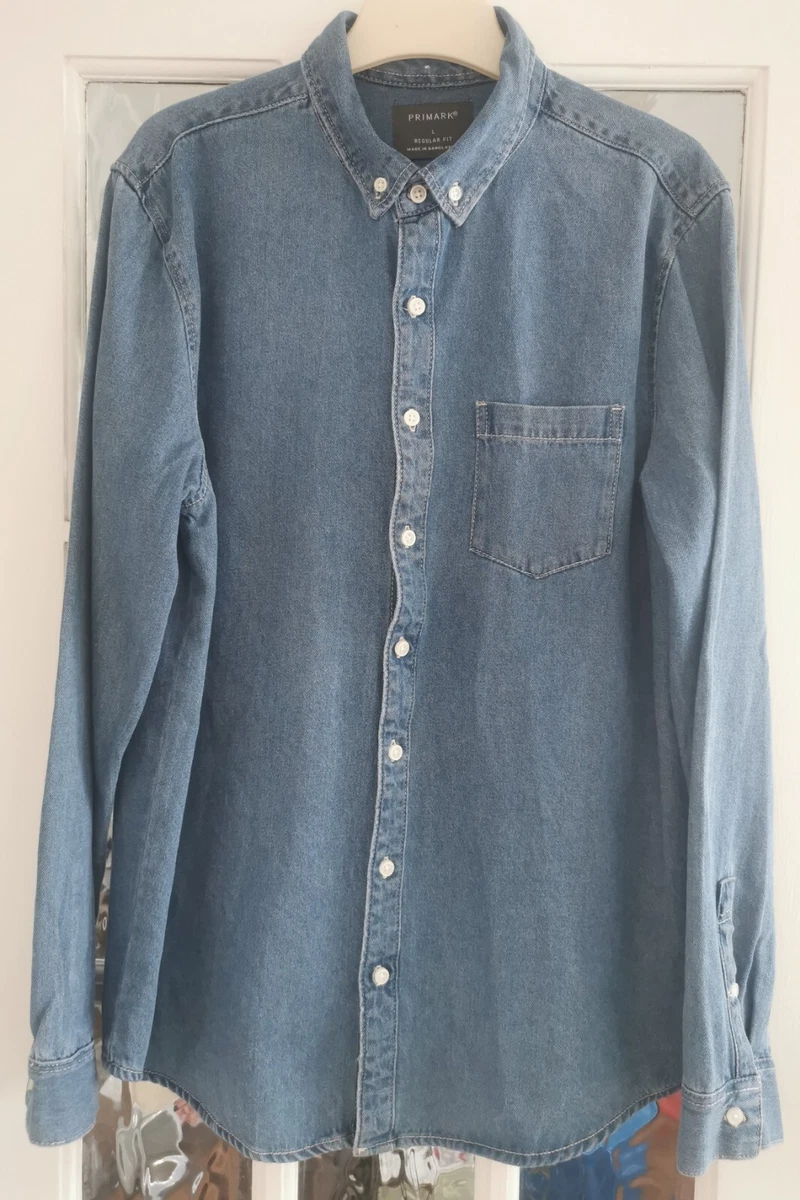 mens denim shirt primark