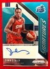 DAWN STALEY 2020 PANINI PRIZM WNBA CHARLOTTE STING GREEN SIGNATURES AUTO CARD