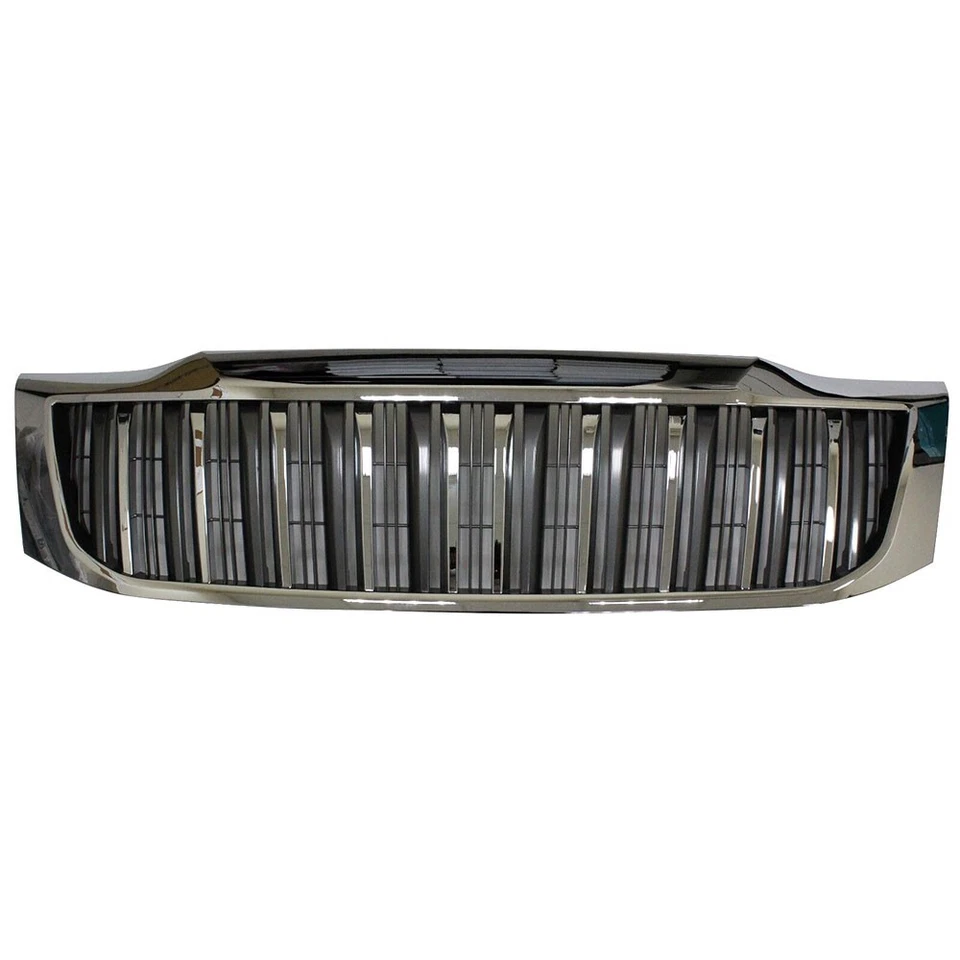 FIT FOR 2012-2013 TOYOTA HILUX VIGO CHAMP PICKUP V TYPE FRONT GRILLE CHROME GREY Foto 4 de 4