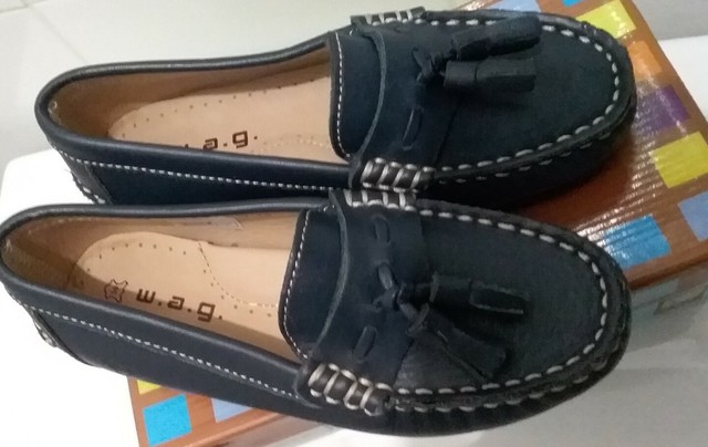 girls leather loafers