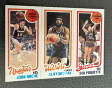 1980-81 Topps #74 John Roche / #99 Clifford Ray / #235 Ben Poquette