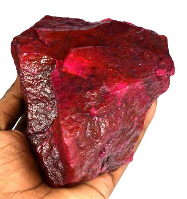 Ruby Natural African 4848 CT Red Ruby Gemstone Rough Specimen