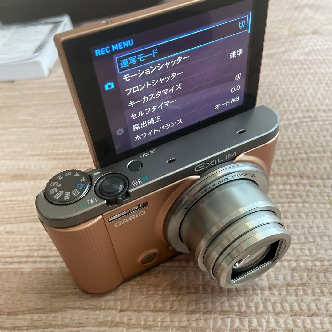 【美品】CASIO EXLIM EX-ZR1700 ゴールド◯ EX-ZR1700 | HIGH SPEED | デジタルカメラ | CASIO