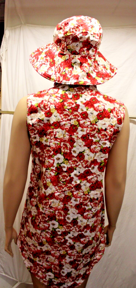 Red Floral Matching Dress Set (16W)