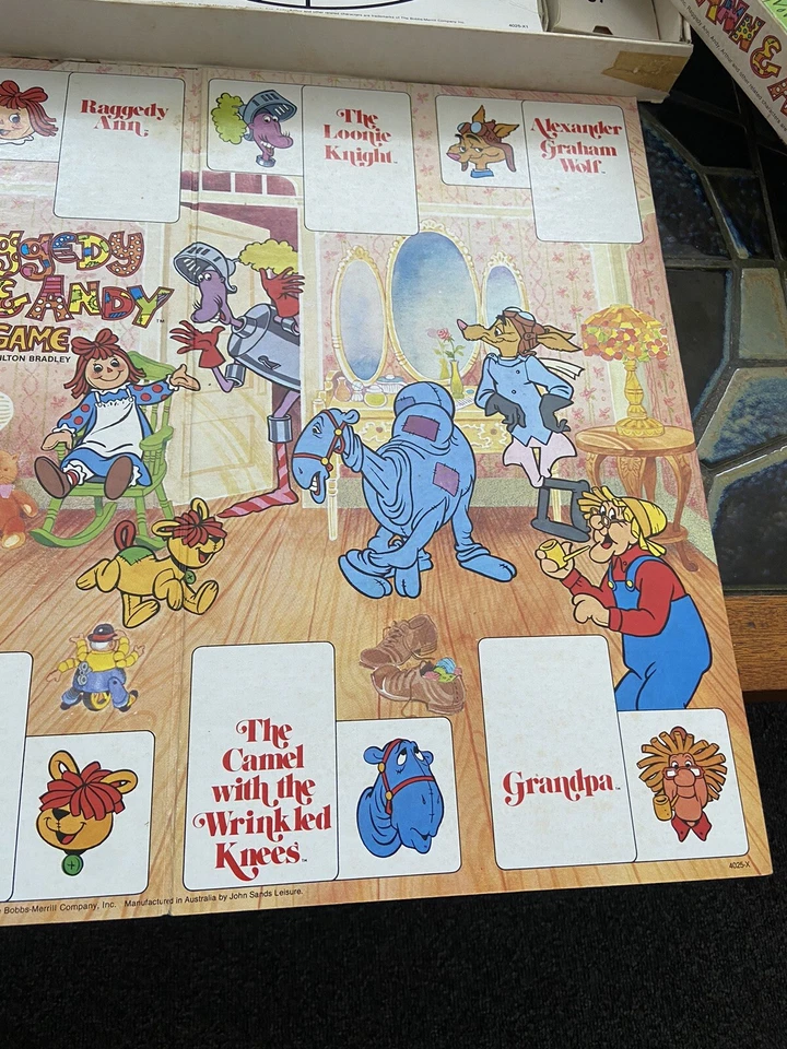 Vintage 1980 Milton Bradley RAGGEDY ANN & ANDY GAME Complete John Sands Game - Image 3 of 4