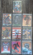 Lot of 12 - 1993 SkyBox Marvel Masterpieces - 10 Different - Captain America +++
