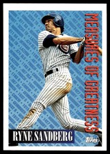 Ryne Sandberg 1994 Topps #602 Chicago Cubs FREE SHIPPING AutographDen