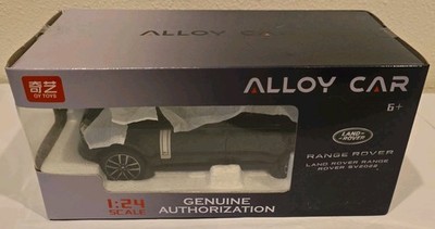 QY Toys 1:24 Range Rover SV 2022 Die-Cast Alloy Model Car Black - Lights & Sound