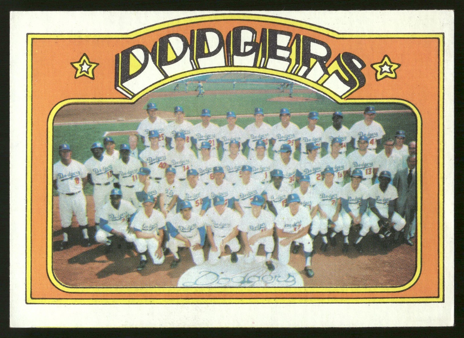 1972 Topps #522 Los Angeles Dodgers Los Angeles Dodgers