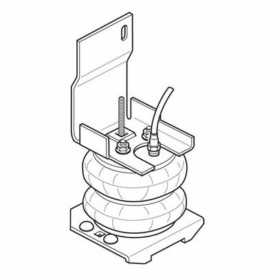 Firestone Ride-Rite Rear Air Helper Spring Kit for 92-19 Ford E-350 Cutaway DRW