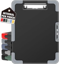 Sooez Toughest Clipboard with Storage, Internal Pen Pouch Included, Letter/ A4 S