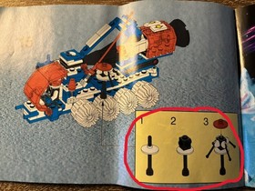 LEGO Space: Ice-Sat V (6898) - 92% complete w/box and instructions