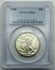 New Listing1940 Walking Liberty Half Dollar, PCGS MS66, 50c, Attractive Rainbow Hues.
