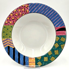 Farberware Retroneu AKU 202 9-inch Soup Pasta Bowls Susan Guy 1993 Set of 4 Vtg