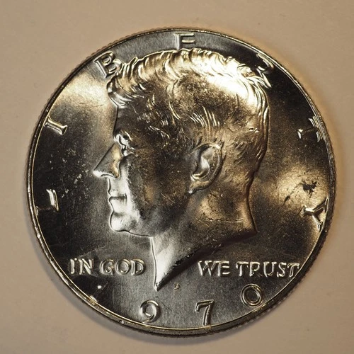 1970 *D*KENNEDY  SILVER UNC HALF DOLLAR***NICE !*** FREE SHIPPING! C1380