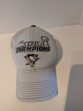 Reebok NHL Pittsburgh Penguins 2009 Stanley Cup Champions Hat Gray Black
