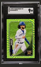 SGC 9 2021 TOPPS TRANSCENDENT VIP 1/1 BO BICHETTE 1 OF 1 SSP BLUE JAYS METS 1/1