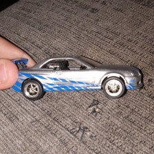 Hot Wheels Nissan Skyline GT-R R34 Fast & Furious 1:64 Diecast Silver Blue Car