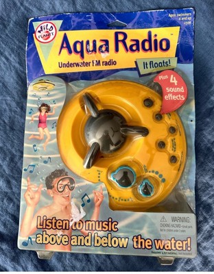 Vtg 2001 Wild Planet Aqua Underwater FM Radio Sound Effects Swimming Pool toy