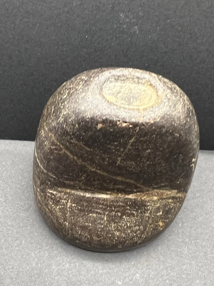 Antigua estatua de piedra granate bactriano tardío cuerpo compuesto ídolo... - Imagen 3 de 4