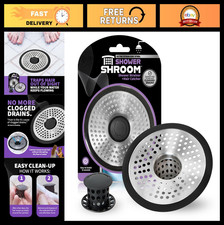 Ultra Revolutionary Shower Hair Catcher Drain Protector - Stainless Steel, No Si