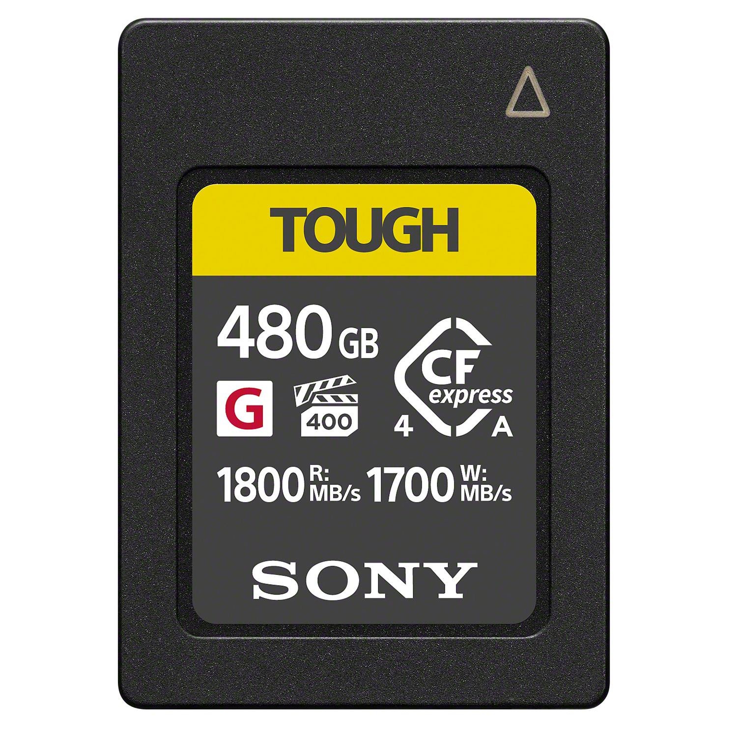 Sony G Series TOUGH 480GB (1800MB/s) VPG400 CFexpress Type A Memory Card