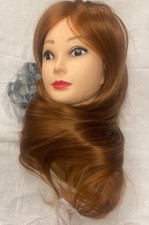 SALON HAIR DRESSING PRACTICE TRAINING HEAD MANNEQUIN AND CLAMP BRAND NEW- CG P01
