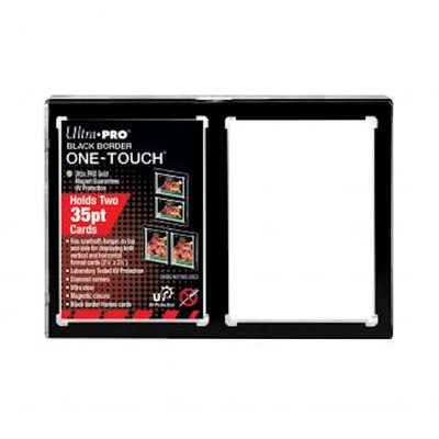 Ultra Pro - One-Touch - Magnetic Black Border 2-Card - ***NEW*** - US Seller