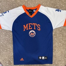 NEW YORK METS DAVID WRIGHT JERSEY YOUTH Adidas Size Medium 10/12 SUPER RARE