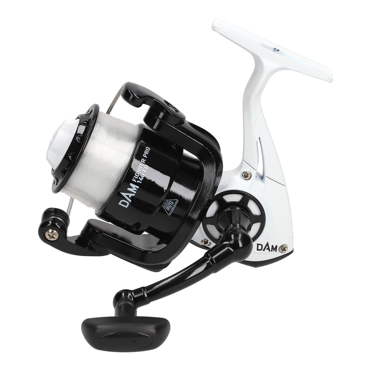 DAM Fighter Pro 140 FD Spinnrolle Frontbremsrolle mit 033mm Schnur bespult 4290₽