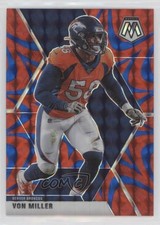 2020 Panini Mosaic Reactive Blue Mosaic Prizm Von Miller #69 0i76