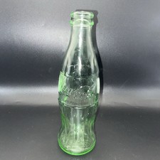 Vintage Green Glass Coca-Cola Bottle 6 1/2 Oz...