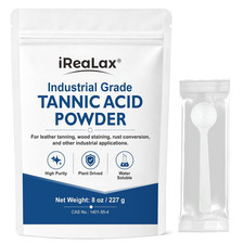 Industrial-Grade Tannic Acid Powder 8 Oz, Pure Water Soluble Tannic Acid Powder