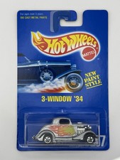 1992 Hot Wheels 3-Window ’34 Collector #257 Silver