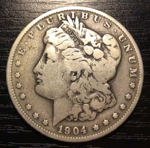 1904 Morgan Silver Dollar, VG. E95