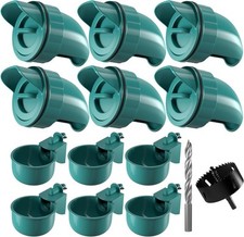 Chicken Feeder No Waste Automatic Poultry Port Kit Feeders...
