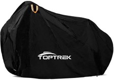 TOPTREK Fahrradabdeckung Wasserdicht 210T Oxford-Gewebe Garage 200 x 110 x 70 cm