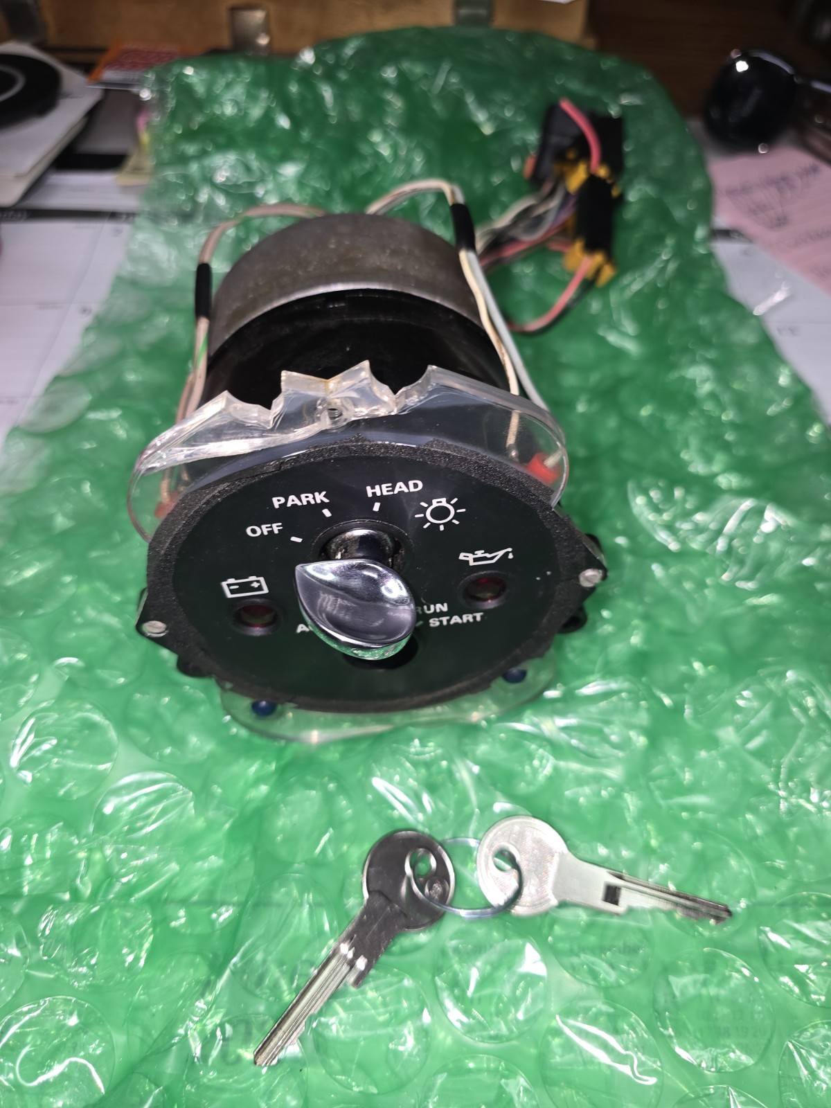 ROLLS ROYCE SPUR SPIRIT IGNTION SWITCHBOX WITH KEYS
