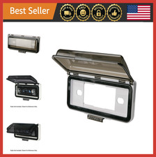 Universal Marine Radio Cover Water-Resistant Dash Protector Single DIN Kit