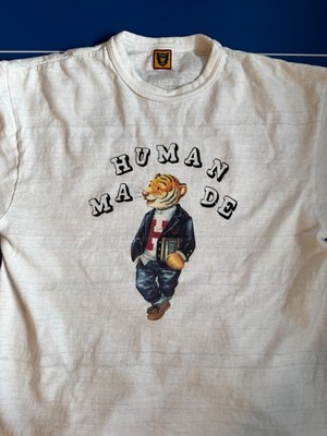Human Made T Shirt Large College Tiger ''Polo Ralph Lauren Bear'' BAPE SUPREME CDG
